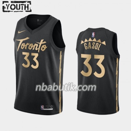 NBA Børn Trøje Toronto Raptors Marc Gasol 33 Nike 2019-20 City Edition Swingman NBA Børn Trøje Toronto Raptors Marc Gasol 33 Nike 2019-20 City Edition Swingman